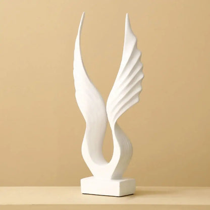 Divine Winged Statue Decor