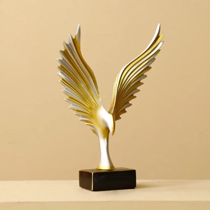 Divine Winged Statue Decor