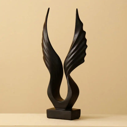 Divine Winged Statue Decor