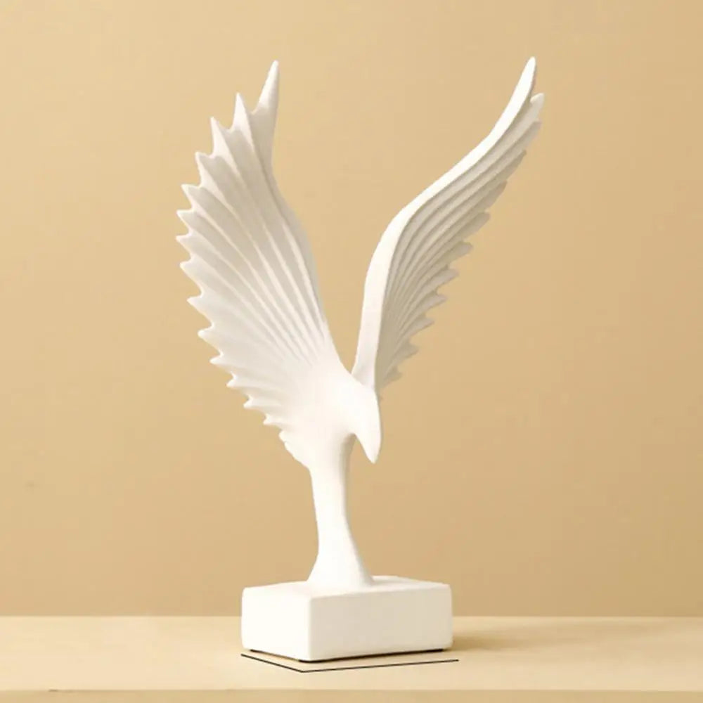 Divine Winged Statue Decor