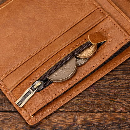 TitanCraft Men's Genuine Leather Wallet