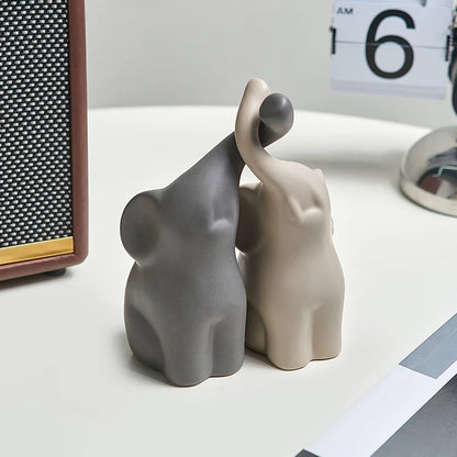 Ceramic Elephant Statues