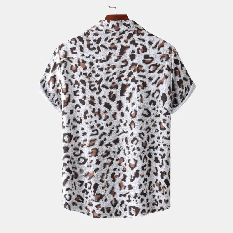 Spotted Resort Men's Cotton Shirt