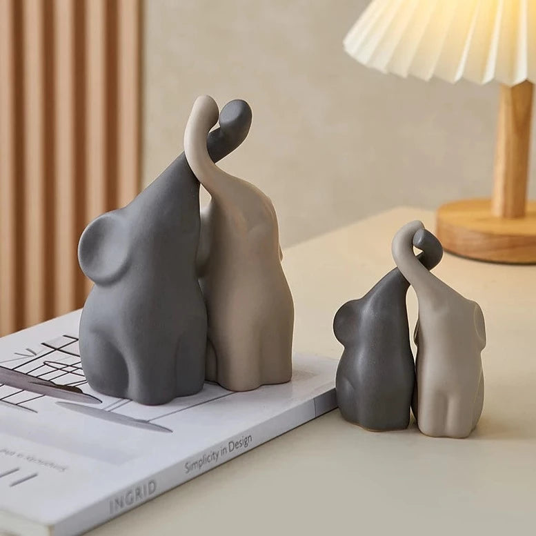 Ceramic Elephant Statues