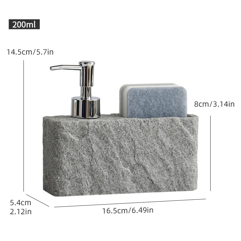 Midnight Stone Soap & Sponge Organizer