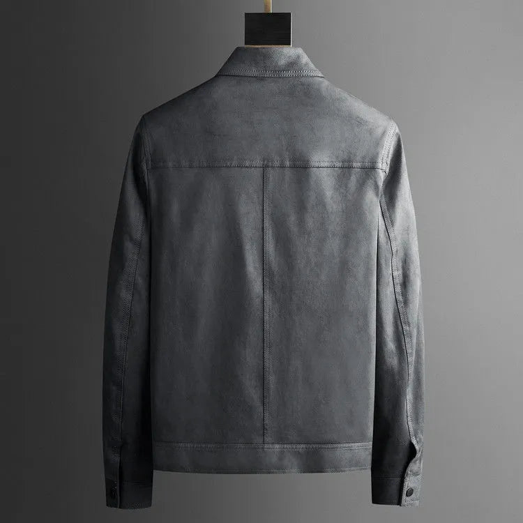 Sophisticate Suede Slimline: Men's Slim Fit Suede Jacket