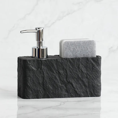 Midnight Stone Soap & Sponge Organizer