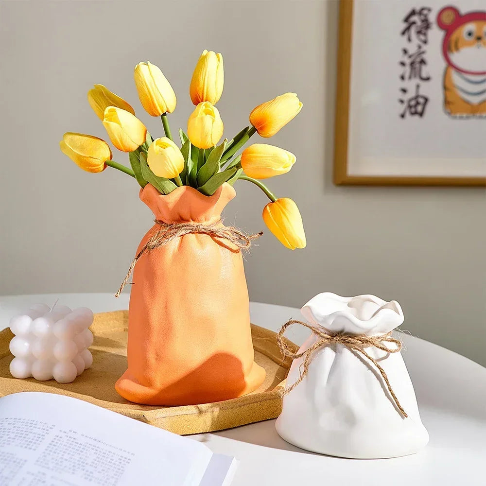 Bagged Bloom Vase